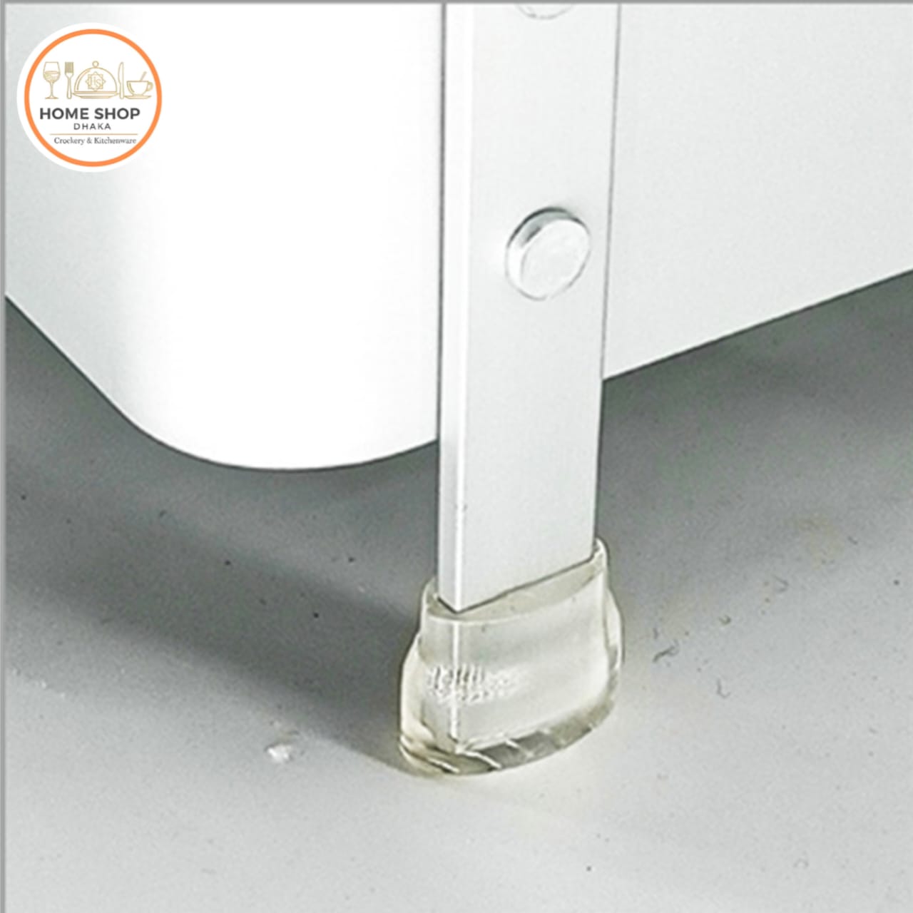 ANA Space Aluminum Three-Tier Square Storage Rack for Bathroom Kitchen Organizer - Image 4