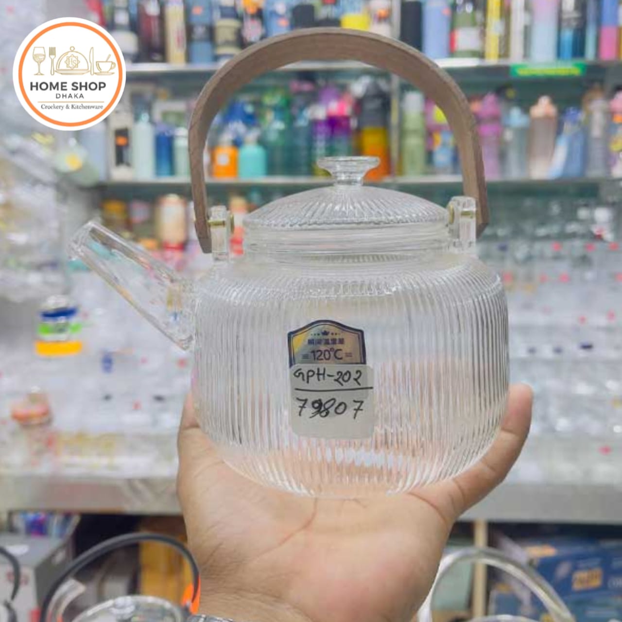 800ml-borosilicate-glass-teapot-with-wooden-handle/ - Image 2